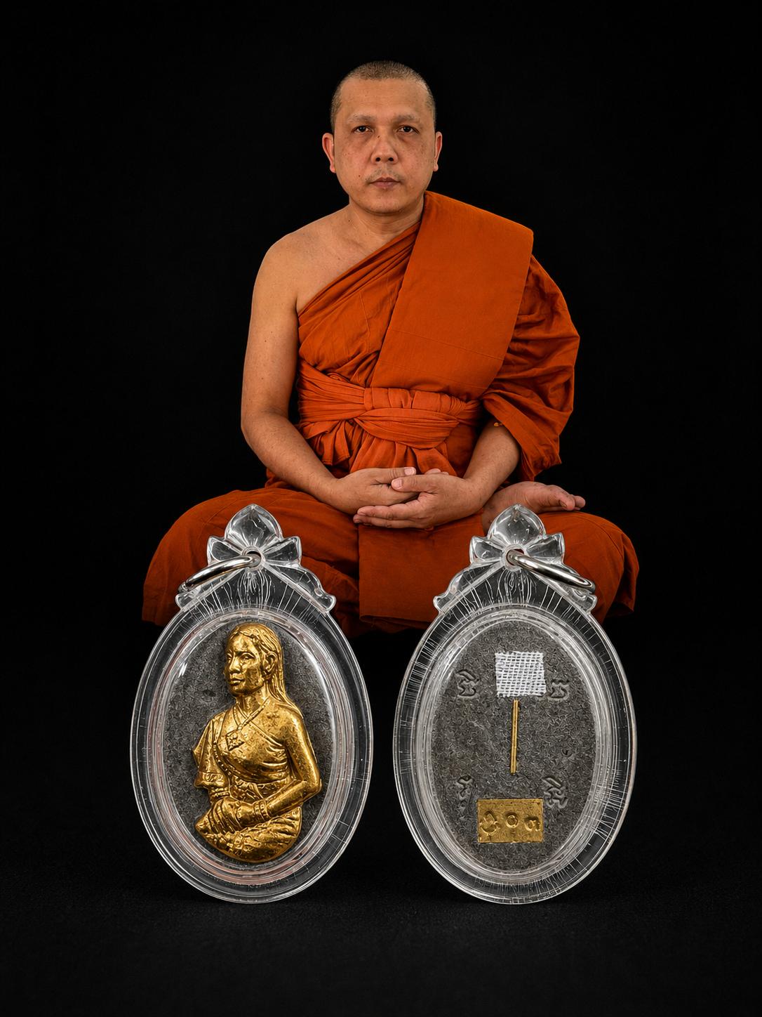 Powder Mae Charuwan with Mask and Takrut